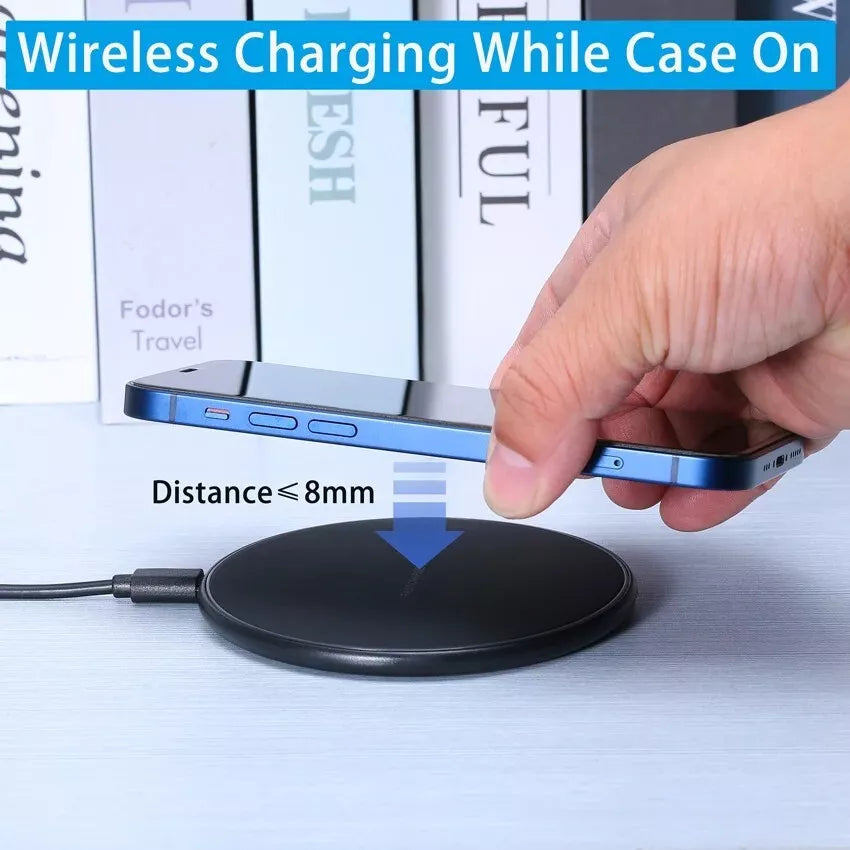 30W Wireless Fast Charger Kabelloses Ladegerät Schnelles Samsung Apple ANDROID